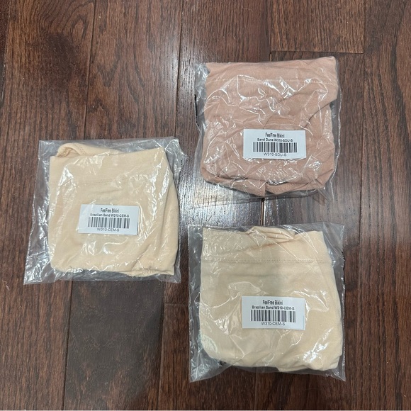 MeUndies Other - 3-Pack Neutral Bikini Bottoms - Beige, Sand, Nude